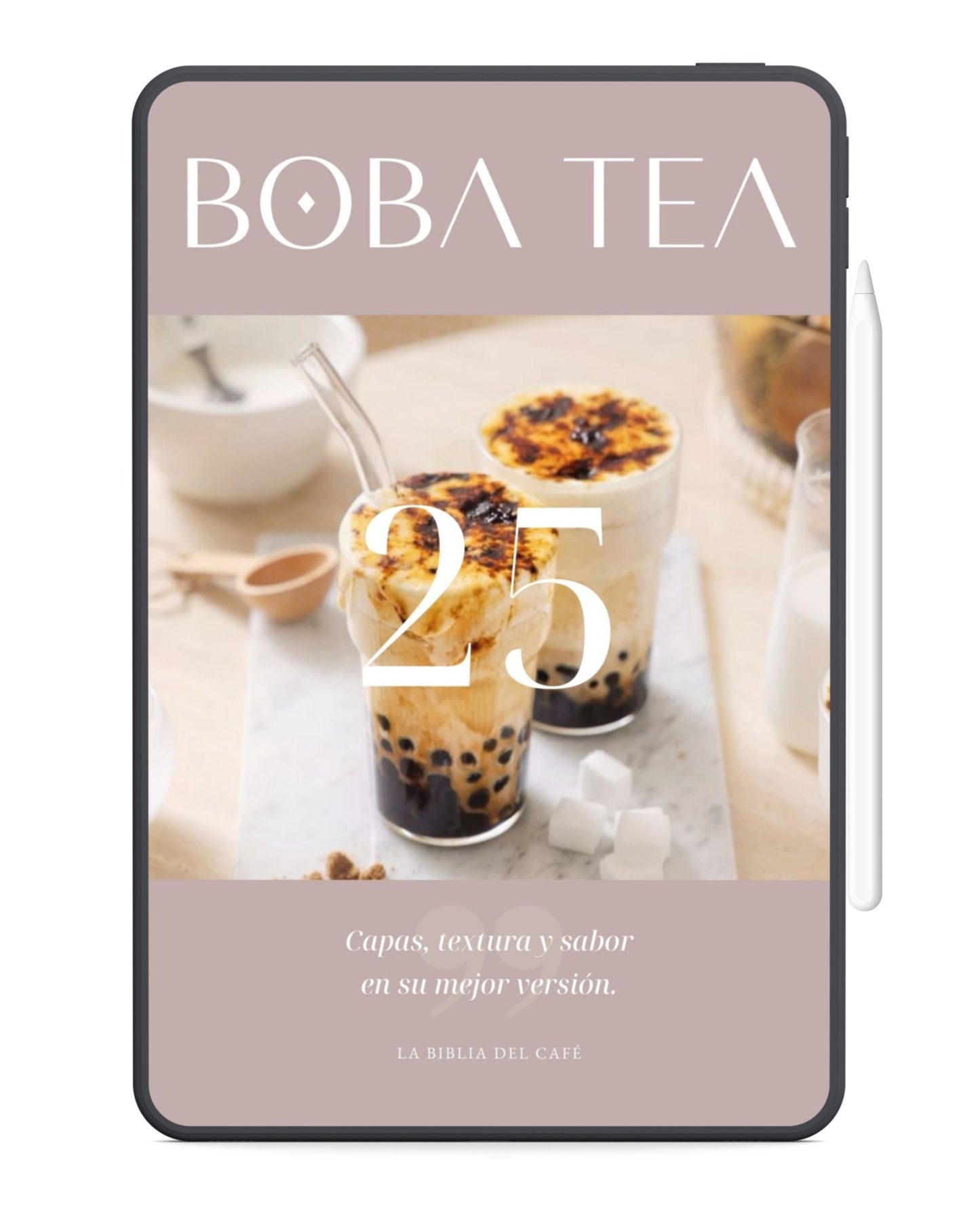 25 - RECETAS BUBBLE TEA